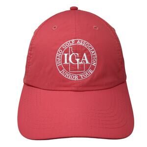 Idaho Golf Association Junior Tour Strapback Baseball Cap Pink One Size Imperial
